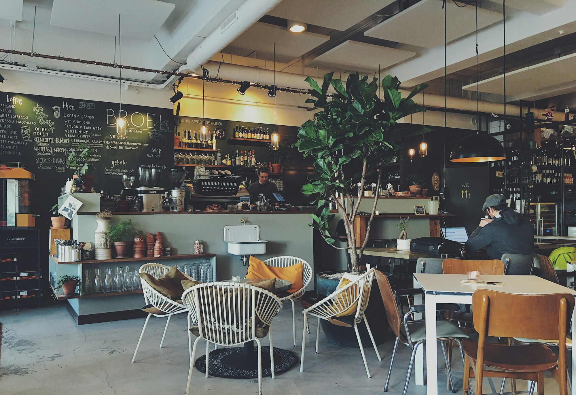 Cafe interior